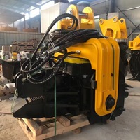 Vibro-marteau monté sur excavatrice de 14-17 tonnes, prix usine, piqueteuse de palplanches à vendre