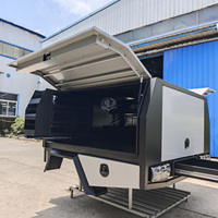 Bâche de benne en aluminium robuste sur mesure pour pick-up Landcruiser 79, avec boîte à outils intégrée