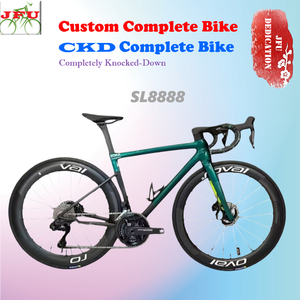 Bicicleta de Carreras Personalizada Completa, Bicicleta de <span class=keywords><strong>Carretera</strong></span> JFUSL88 con Cuadro de Fibra de Carbono, Equipada con Piezas de Bicicleta para Specialized. Trekking. Canondale. <span class=keywords><strong>Scott</strong></span> - Product Image 1