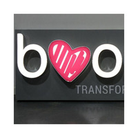 Letrero Luminoso LED 3D Personalizado para Exteriores, Diseños de Letreros con Nombre para Tiendas, Logotipo de Tienda Elegante con Iluminación LED Frontal