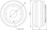 Tweeter de Domo para Line Array, Interior y Exterior, Diafragma de Titanio, Caja de Altavoz Vacía, Precio al por Mayor, Tweeter Profesional