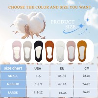Chaussettes invisibles pour femmes avec logo personnalisé, antidérapantes, coupe basse, en coton, invisibles, pour ballerines et baskets