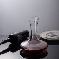 2025 Carafe à vin en verre de haute qualité 1500ml Design moderne Bubbler à vin rouge