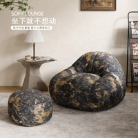 Canapé pouf traditionnel en velours, idéal pour se reposer et dormir, pour salon, chambre, balcon, doux, confortable, écologique et durable