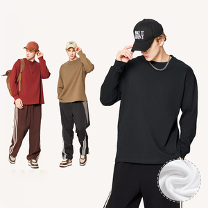 Áo thun tay dài chất liệu cotton 100%, dày dặn 300 GSM, kiểu dáng unisex, tay bo gân, mã MT2512 Ins& Best Sellers - Product Image 1