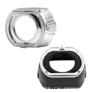 FANKAI Luces LED universales de circulación diurna de 2.5 pulgadas con faro integrado, guía de luz, ojo de ángel, cubierta decorativa y parasol - Product Image 1