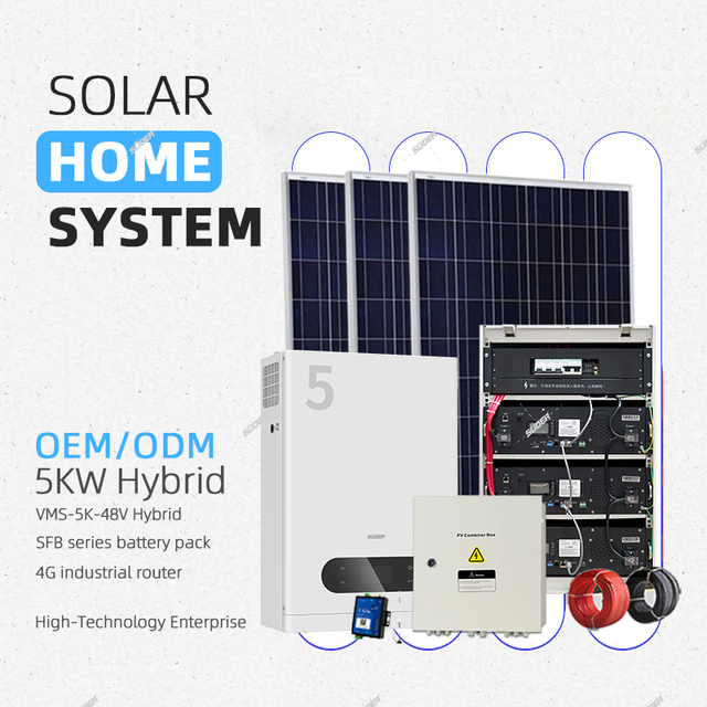 SUOER Generator Solar Energy Storage System 3kw 5kw 10kw 15kw Home Energy Storage System Battery
