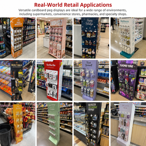 Custom Cardboard Display Stand Floor Shelf Retail Paper Snack Food Beverages <strong>Drinks</strong> Candy Cardboard Display <strong>Racks</strong> - Product Image 3