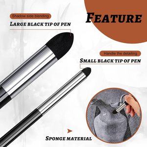 Bview lavable croquis essuyer surbrillance ombre détail outil de correction Double tête réutilisable mélange éponge stylo pour Art Blender - Product Image 3