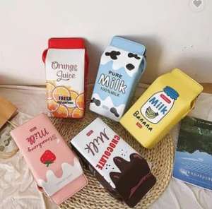 Été nouveau imprimé fruit Pu satchel girl cute cartoon Strawberry Banana Milk american women american shoulder bag - Product Image 2