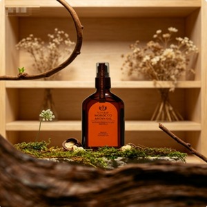 Esencia de aceite de argán de Marruecos a granel 50ml, suero capilar de doble cuidado no pegajoso, protector de calor para cabello encrespado y seco, para exportación - Product Image 3