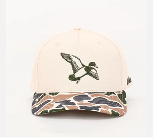 Custom <b>Men</b> Camo Duck <b>Hat</b> High Quality 5 Panel Curved Camo Brim Gorras <b>Baseball</b> Cap Animal Plain Embroidery Logo Unisex Dad <b>Hat</b> - Product Image 1