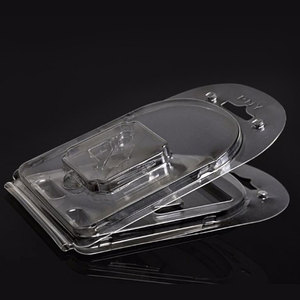 ถาดพลาสติกแบบใช้แล้วทิ้งขึ้นรูปด้วยระบบสุญญากาศ บรรจุภัณฑ์พลาสติก PET แบบฝาพับสั่งทำพิเศษ - Product Image 5