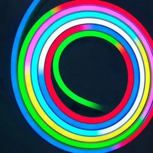 Toptan mavi aydınlatma 12V esnek Led Neon ip ışıkları su geçirmez şerit açık Bar Led Neon ışık