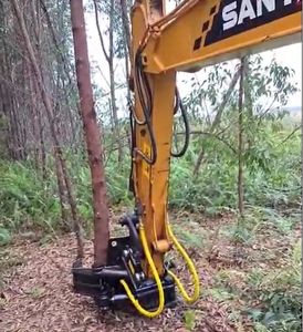Xuvol Forestry Machinery <b>Tree</b> Cutting Machines Max. Cut 40cm Wood <b>Cutter</b> Harvester Head 10-15T Excavator Attachment <b>Tree</b> Shear - Product Image 6