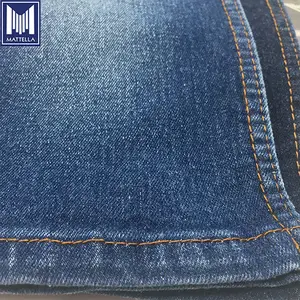 Высококачественная эластичная переработанная джинсовая ткань 98 хлопок 2 спандекс для мужчин, джеггинсы, джинсы