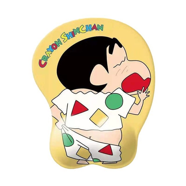 Cute Soft Ergonomic Anti-Slip Gaming Mouse Pad with Gel Wrist Support 3D Cartoon Design Stock