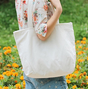 Cotton Canvas Grocery Tote <b>Bag</b> Natural Cotton Washable <b>Shopping</b> <b>Bags</b> - Product Image 2