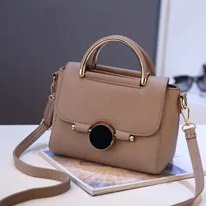 2023 Hot Selling Luxury PU Leather Handbags Designer Women's Tote Bag Single Strap Zip Closure Fashionable Crossbody Ladies'