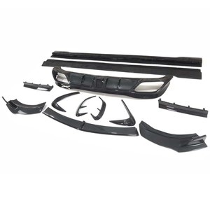 Kit Carrozzeria in Fibra di Carbonio Nera Stile MSY di Alta Qualità per <span class=keywords><strong>Mercedes</strong></span>-Benz Classe <span class=keywords><strong>S</strong></span> W223 M Sport: Labbro Anteriore, Diffusore Posteriore e Fiancate - Product Image 2
