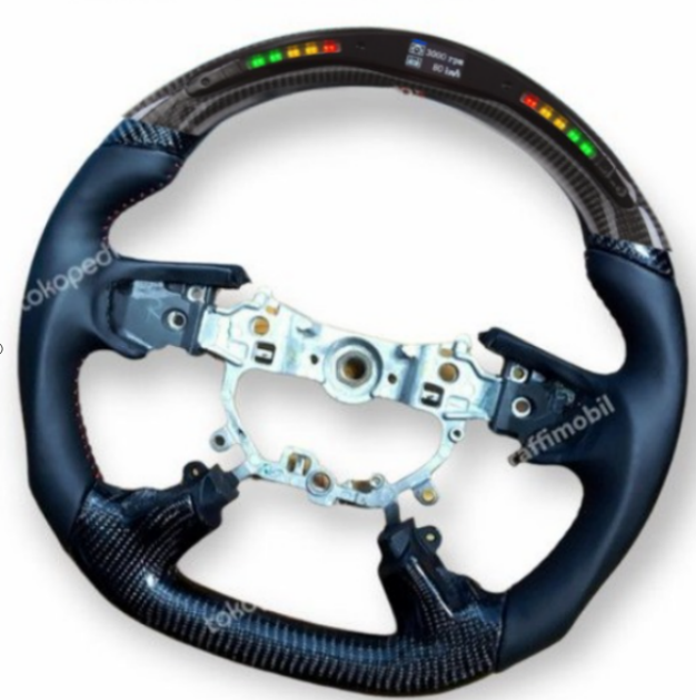 Fibra de carbono con LED