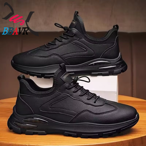 Nuevos Zapatos Deportivos Transpirables de Cuero, Impermeables, Ligeros y Antideslizantes, Zapatos de Moda para Caminar para Hombre - Product Image 6