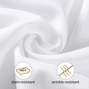 Servilletas de Boda Blancas de Poliéster Jacquard Hechas a Mano, Personalizadas al por Mayor, 130-200gsm, Inthetrend, para Restaurante, Hotel y Uso en Exteriores - Product Image 2