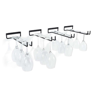 Montage mural sous le meuble support de <span class=keywords><strong>verres</strong></span> <span class=keywords><strong>à</strong></span> vin suspendu robuste - Product Image 2