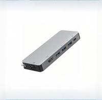 Accessoires pour PC, Hub USB C, adaptateur multiport, station d'accueil 6 en 1 avec USB3.0 4K, PD100W