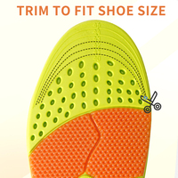 Semelles de sport en PU haute performance, absorption des chocs, respirantes, amortissantes pour chaussures de course et d'entraînement