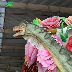 Gecai Dinosaur Park Life Size Animatronic <span class=keywords><strong>Dinosaurio</strong></span> <span class=keywords><strong>Diplodocus</strong></span> Modelo - Product Image 4