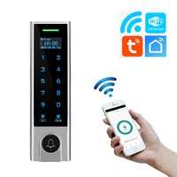 Control de Acceso WIFI Tuya de Fácil Instalación con Pantalla Visible, Capacidad para 10,000 Usuarios, Lector de Teclado de 13.56MHz y 125KHz