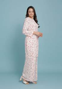 SIPO – robe moderne à imprimé Floral pour femmes musulmanes malaisiennes, 2 pièces - Product Image 6