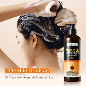 Champú de Aceite de Argán Nutritivo, Suave y Fresco, con Control de Grasa y Anticaspa Potente, Extracto <span class=keywords><strong>Natural</strong></span> de Alta Calidad Personalizable - Product Image 6