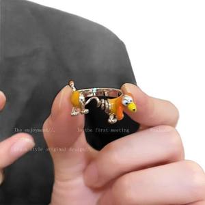 แหวนรูปดาวตาแมวแบบคัลเลอร์บล็อกคือแหวนคู่รักที่ทันสมัยและมีสไตล์สำหรับผู้หญิงบนอินสตาแกรม มันเป็นเอกลักษณ์ - Product Image 5