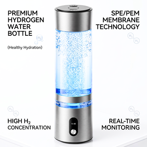 Générateur d'eau hydrogénée à double chambre <span class=keywords><strong>sans</strong></span> chlore ni <span class=keywords><strong>ozone</strong></span> 6000ppb, bouteille d'hydrogène 250ML pour café, lait, thé, jus - Product Image 4