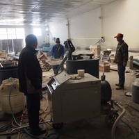 Machine à béton mousse léger pour la production de blocs préfabriqués avec pompe à moteur - Fonctionnement simple, durable, 220V