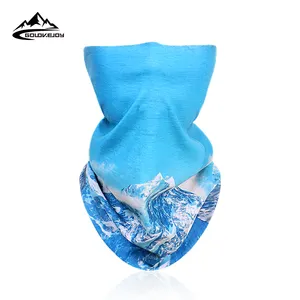 Golovejoy XTJ39 Lam Verlamde Bandana Naadloze Outdoor Sport Camping Cooling Ijs Zijde Fietsen Afdrukken Verlamde Bandana