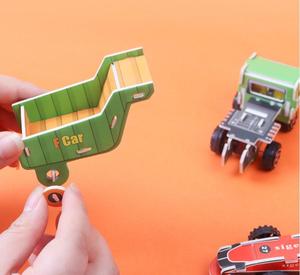 <span class=keywords><strong>Camion</strong></span> de magasin personnalisé puzzle en papier 3d puzzle en carton pour enfants jouets éducatifs - Product Image 6