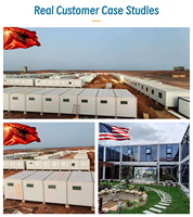 Casa Container Smontabile Prefabbricata, Ufficio Portatile, Cabina Modulare per Campeggio