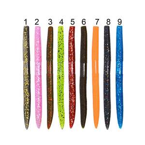 Señuelo de Pesca de Gusano de Plástico de Hundimiento Lento Top Right ST03 de 140 mm y 8,4 g, Señuelos de Pesca de Carpa, Señuelos Blandos para Peces de Agua Dulce - Product Image 2