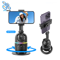 Soporte de teléfono de rotación de 360 grados, cardán de seguimiento de reconocimiento facial inteligente, palo Selfie P03, cardán de escritorio con interfaz 1/4