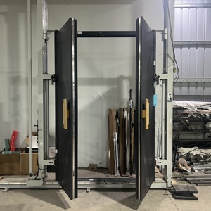 Zekin Trung Quốc Cao cấp Thương Hiệu Bọc Thép Kim Loại An Ninh Phía Trước Cửa An Ninh Nhôm Pháp Cửa Chống Đạn Chống Trộm Cửa Chính - Product Image 3