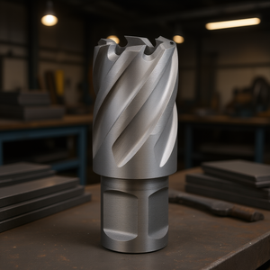 Scie à noyau Fervi avec fixation Weldon de 10 mm de diamètre pour la découpe des métaux - Product Image 3