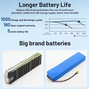 Paquete de Baterías Recargables de Estado Sólido para Bicicleta Eléctrica y Scooter Eléctrico, 36V 100Ah 10S3P, Celdas <span class=keywords><strong>18650</strong></span>, 5000 Ciclos de Vida Útil, 15-20A, 280Wh, OEM - Product Image 4