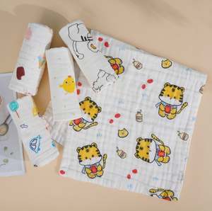 100% Cotton <b>Muslin</b> Burp Cloth Baby Newborn Kids Towel Washcloth Handkerchief 25cm*50cm - Product Image 6