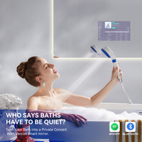 Vercon Grace Miroir de salle de bain intelligent étanche Android Led Lighting Ai Bluetooth Mirror Premium Speakers Wifi Spotify Youtube