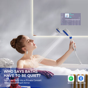 Vercon-Espejo de baño inteligente Grace, resistente al agua, Android, con iluminación LED, Ai, Bluetooth, altavoces <span class=keywords><strong>Premium</strong></span>, wifi, <span class=keywords><strong>Spotify</strong></span>, Youtube - Product Image 4