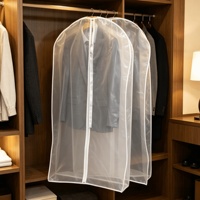 Housse de costume longue pliable et recyclable en organza personnalisée avec logo, idéale pour robe de mariée et tenue de cérémonie – Grande Vente, Haute Qualité
