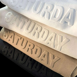 Hoodies unisexes en coton avec impression en relief, tendance, anti-plis, haute qualité, prix abordable, élégants, pour l'extérieur - Product Image 5